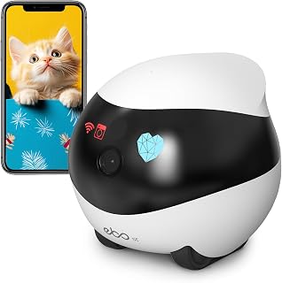 Enabot EBO SE Home Robot Camera: Mobile Pet Companion with 1080p Camera | Whole-Home Mobility, Two-Way Talk, Night Vision, Local Storage, Auto-Recharge, Long-Distance Gift for Family/Pet