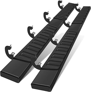 COMNOVA 6 Inches Running Boards&amp; Steps Step Bars Compatible with 2019-2026 Chevy Silverado 1500, 2020-2026 Silverado/Sierra 2500HD 3500HD Crew Cab, A Pair Running Boards for Silverado Crew cab.
