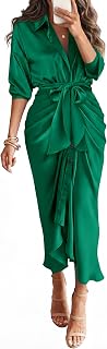 BTFBM Button Dwon Fall Dresses for Women 2026