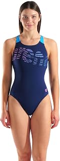 Arena Women's Arena Flowing Swimsuit V Back One Piece (Pack of 1)