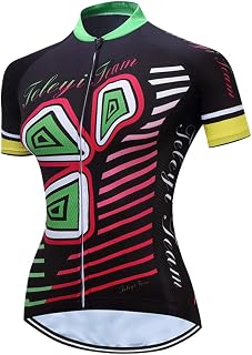 Ladies Cycling Jersey Short Sleeve 3 Pockets Reflective S-3XL