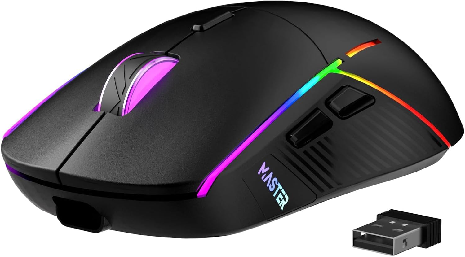 FFJ Wireless Gaming Mouse, 24000 DPI, Rechargeable Gaming Mice for PC, Mac | Tri