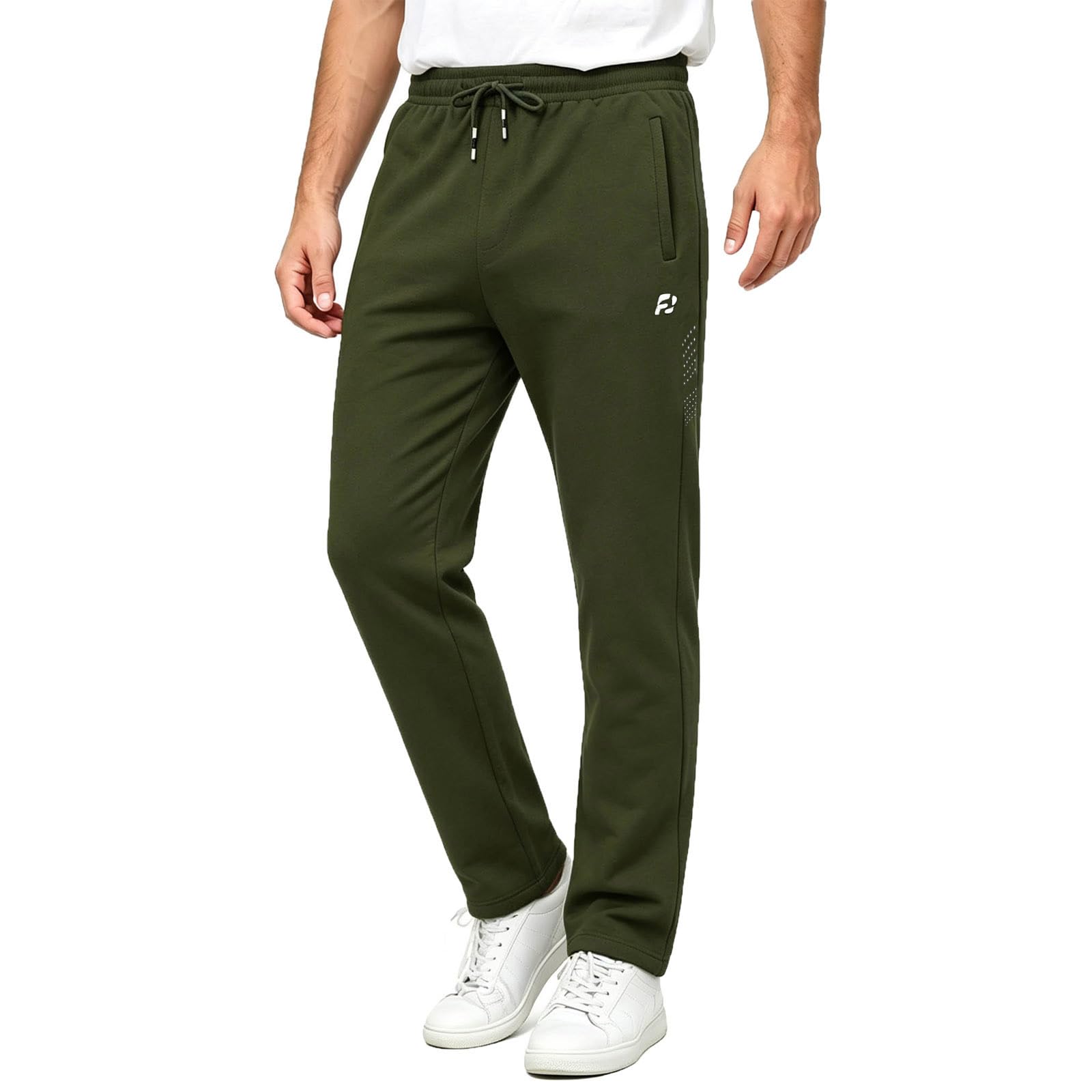 JustSun Jogging Bottoms Men's Cotton Tracksuit Bottoms Sports Trousers Long Leis
