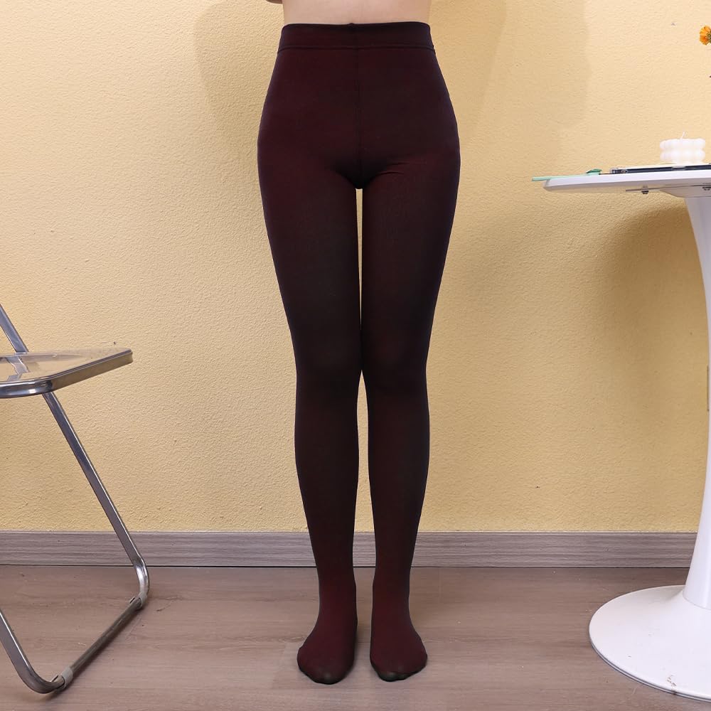 Winter Women's Thick Velvet Warm Leggings Colorful Tights Stretch Pantyhose Wome