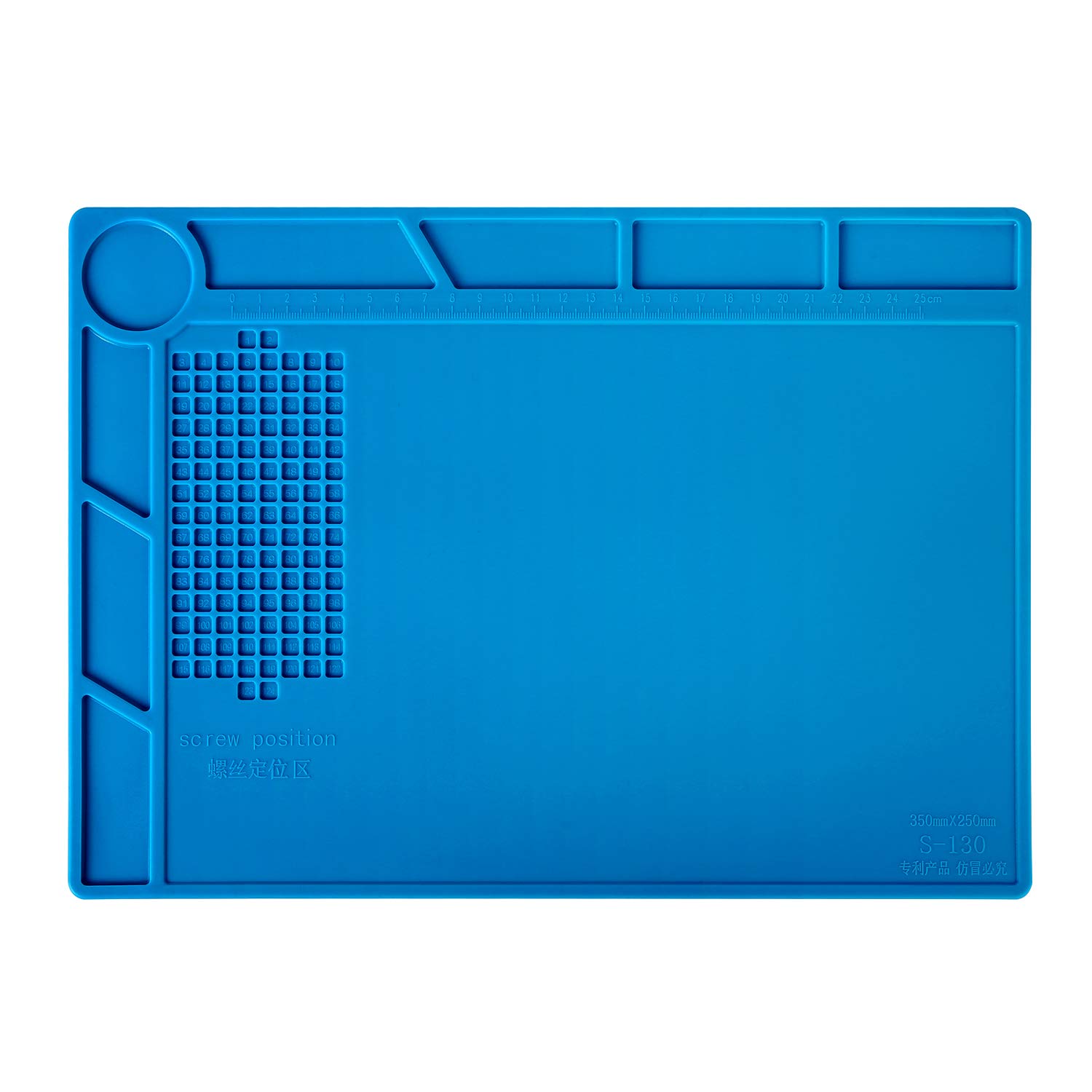 Kaisi S130 Insulation Silicone Soldering Mat Repair Mat, Silicone Work Mats | He