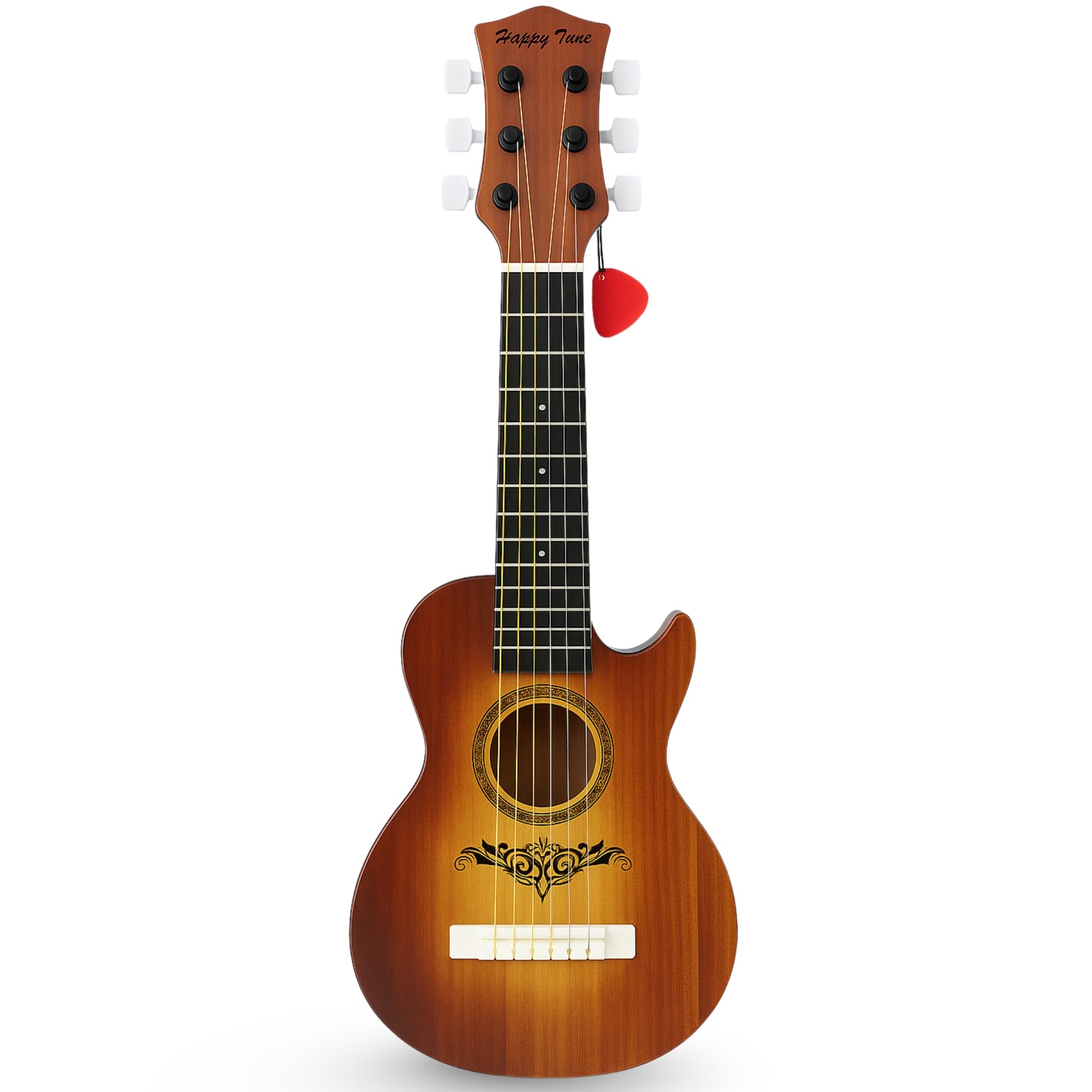 23" Acoustic Guitar, Kids 6 String Toy Guitar - Realistic Steel Strings - Beginn