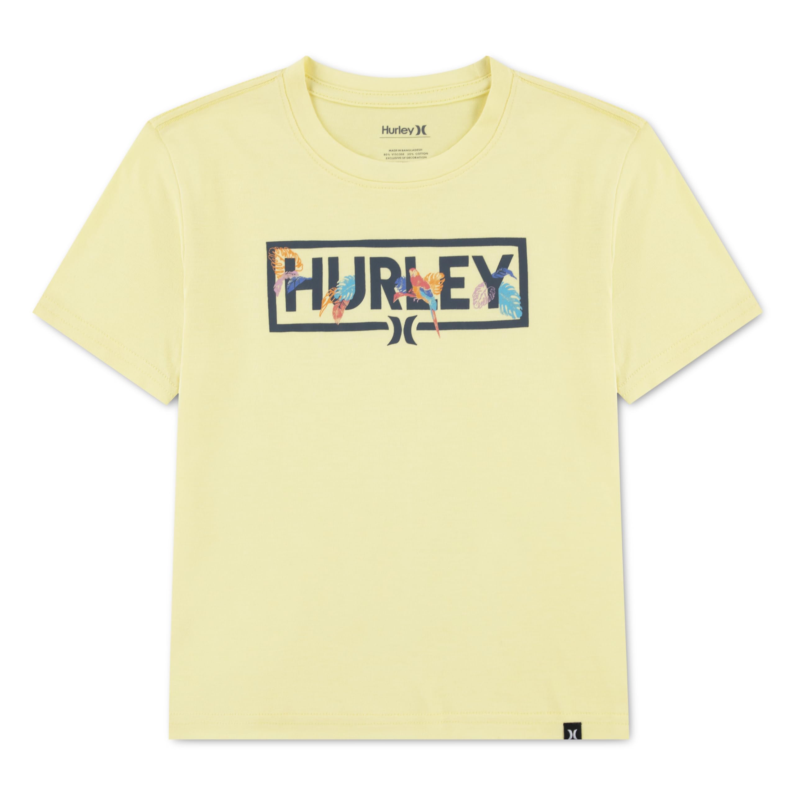 Hurley 89132 Camiseta Gráfica Manga Corta Niños (Pack de 1)