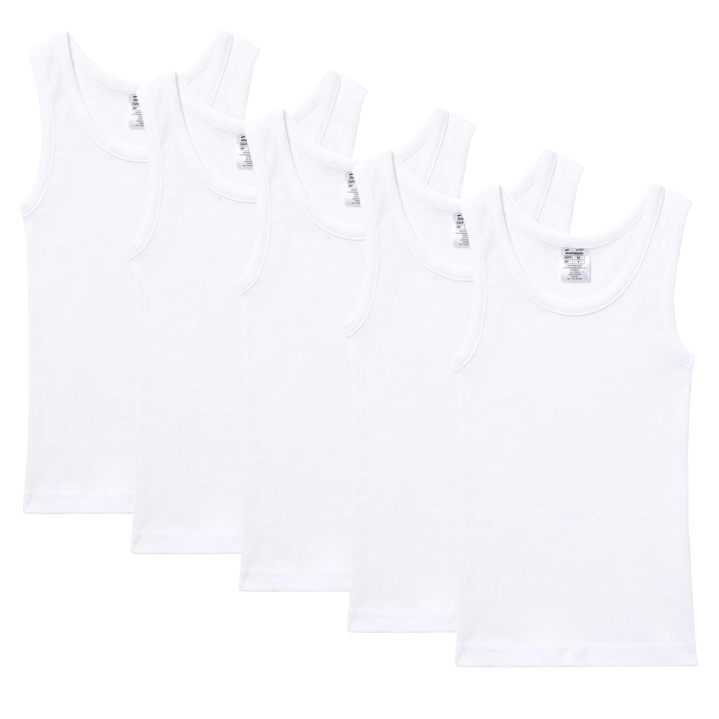 Abanderado Men's Bundle Junior Sport T-Shirts Short Sleeve T-Shirt (Pack of 5)