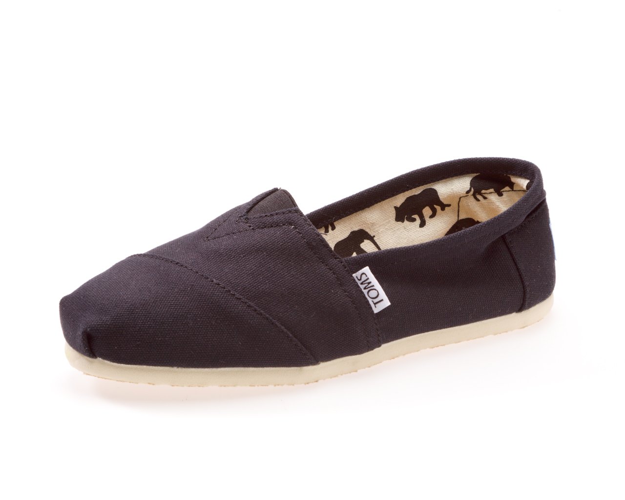 TOMS Espadrille Shoes, Black/White, 40 EU