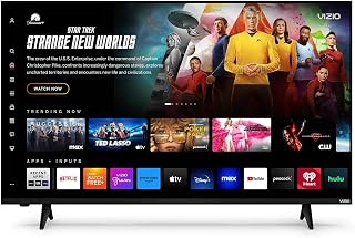 VIZIO 43 Inch FHD Smart TV Full Array LED, HDR10, Bluetooth Compatible, Works with AirPlay 2 and Chromecast Built-in, DTS Virtual X and HDMI VRR (VFD43M-0804) (Renewed)