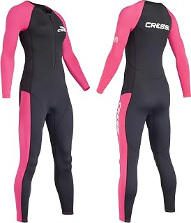 CRESSI Wahoo Monopiece Wetsuit - One-Piece Wetsuit Made of Soft Neoprene 1.5/2 mm and Elastane, Perfect for Various Water Activities