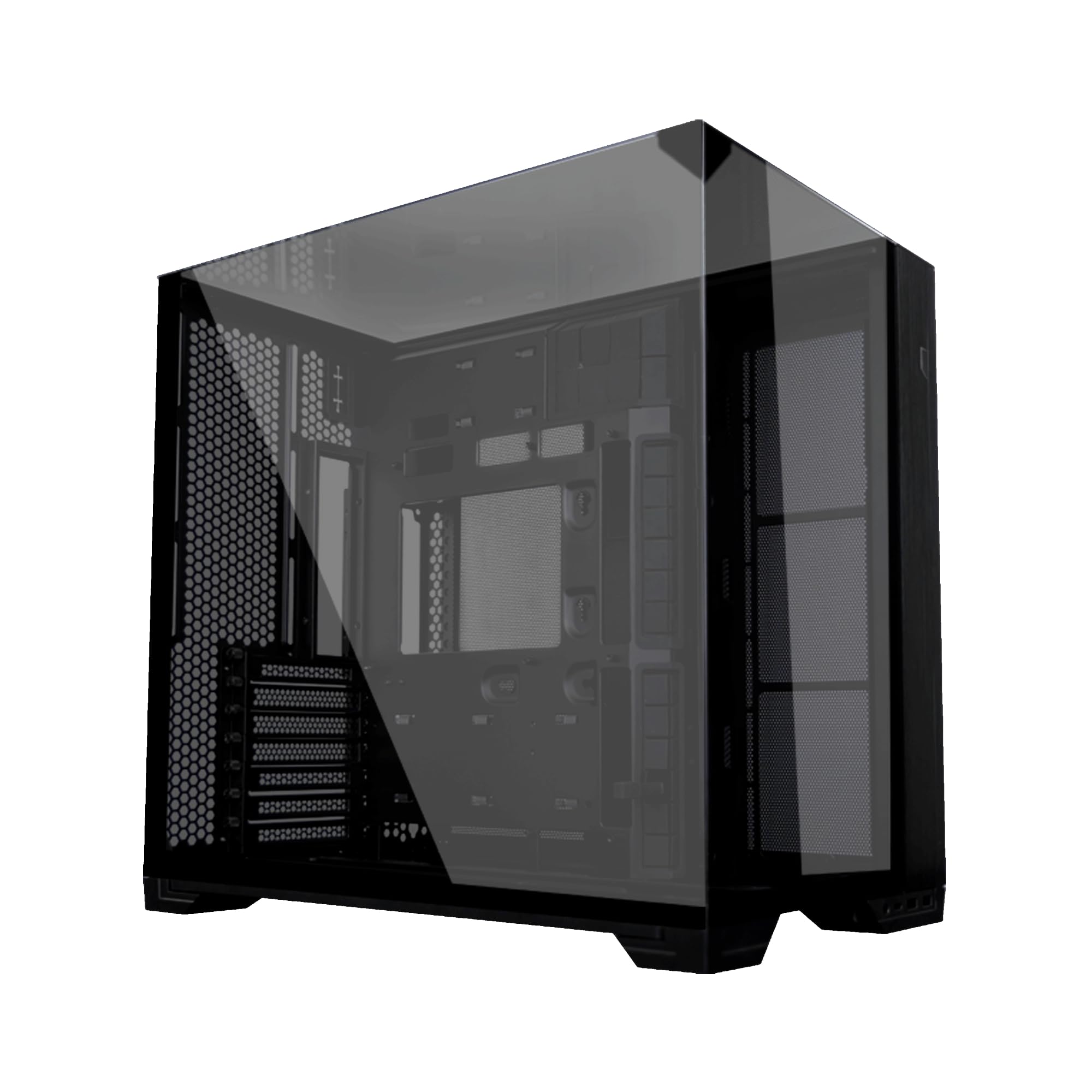 Lian Li O11 Vision Compact ATX PC Case, Back-Connect, Black (O11VPX) | Compact d