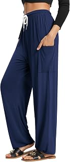 QIANXIZHAN Women's Boho Palazzo Pants Slacks