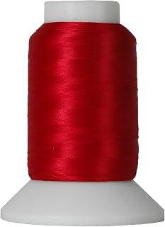 ThreadArt Wooly Serger Thread, Nylon 1000m, Bay Berry 9214 | Stretchy textured nylon serger thread for knits, swimwear, lingerie and soft seams. Great for loopers and coverstitch.