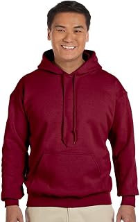 Gildan メンズ ヘビーブレンド 8オンス 50/50 フード(G185)-アンティークチェリーレッド-5XL