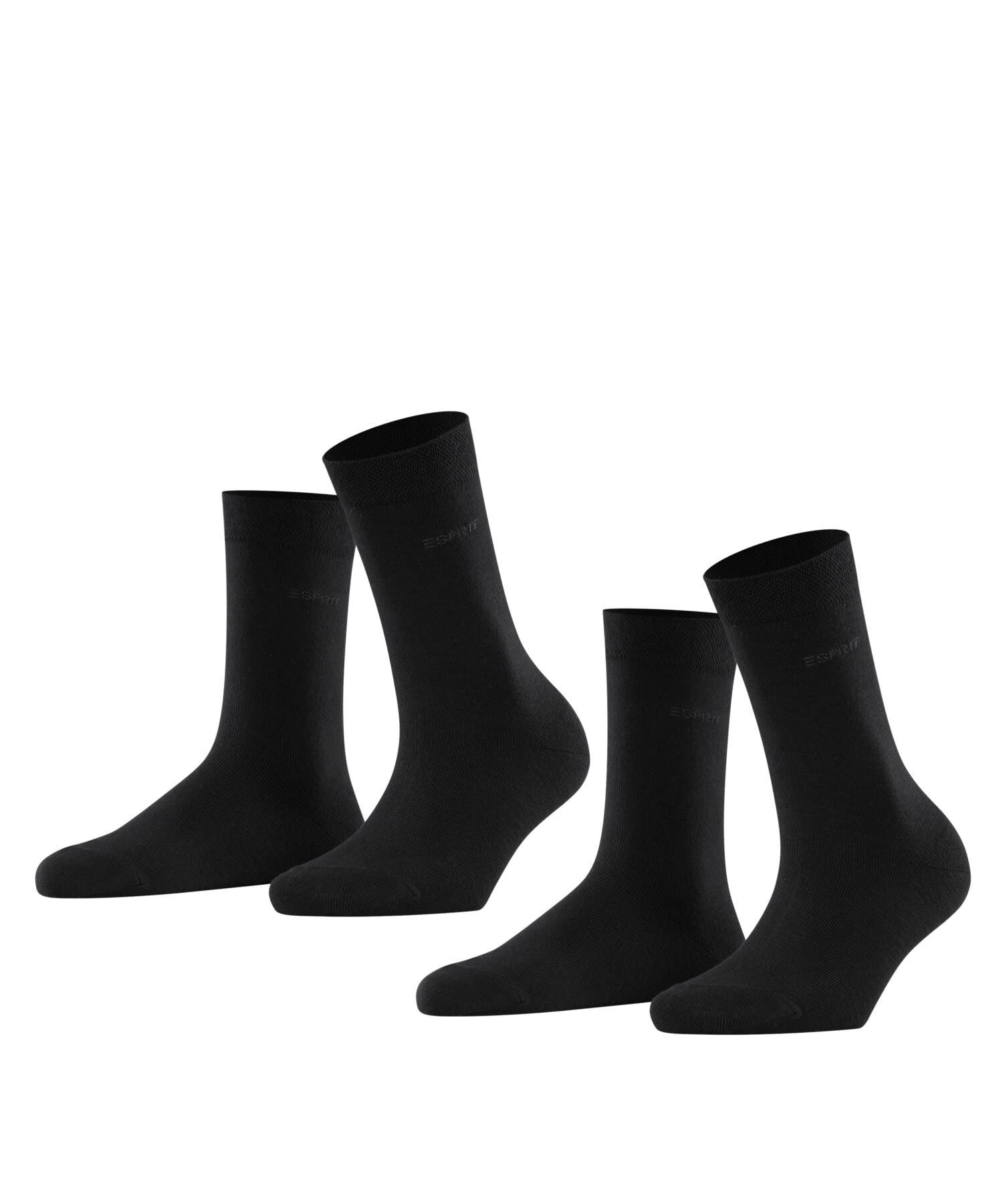 ESPRIT Women's Basic Easy 2-Pack Breathable Organic Cotton Soft Edges No Pressur