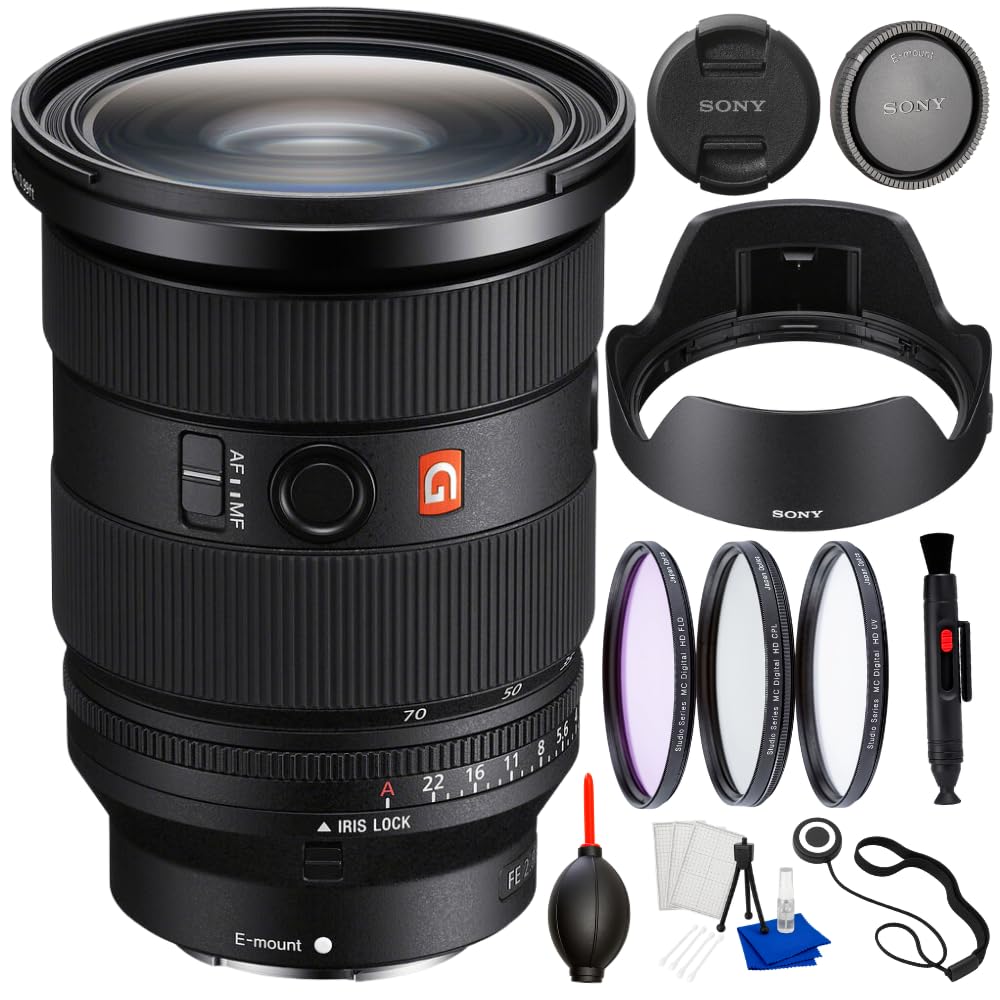 Sony FE 24-70mm f/2.8 GM II Lens (Black) – G Master Full-Frame Zoom Lens for Son