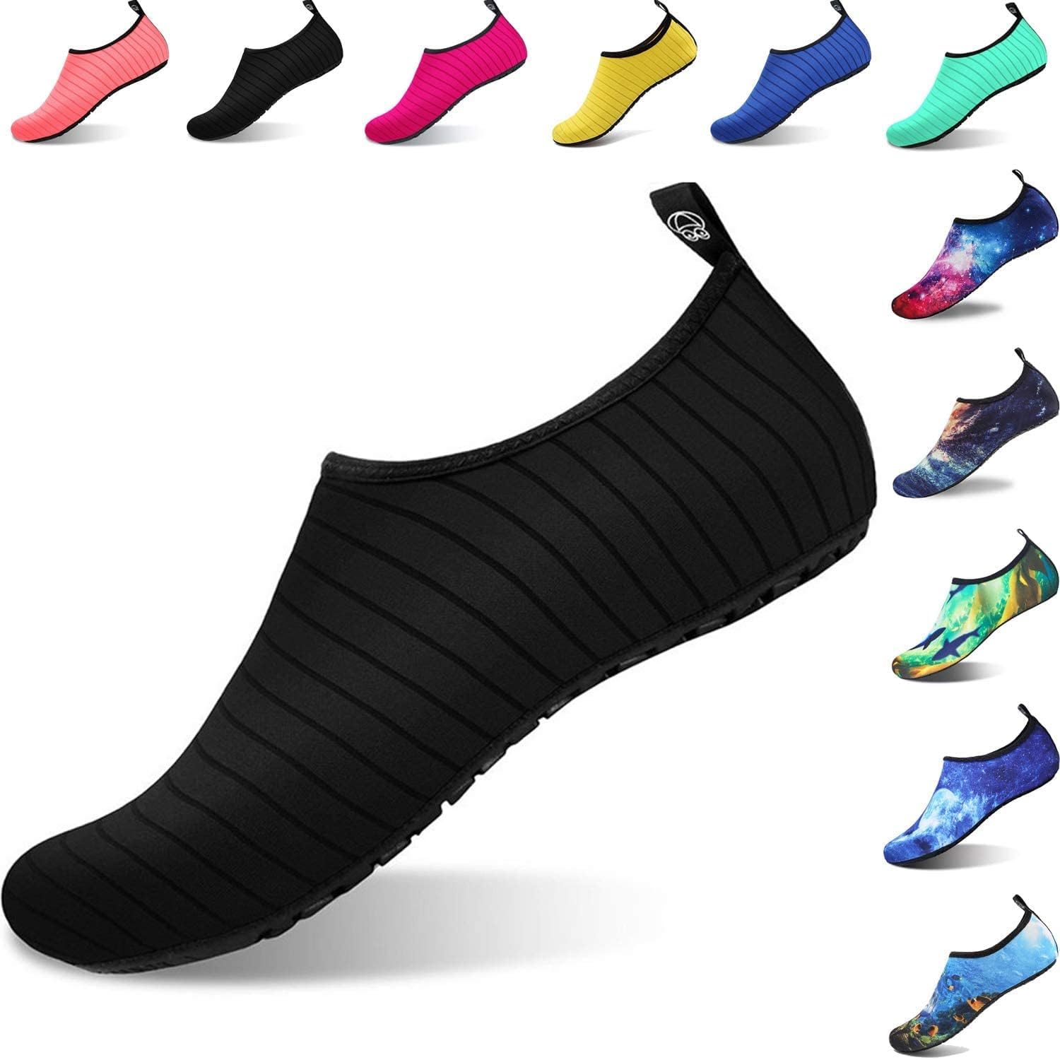 Bravover Water Shoes for Women Men Kids Quick Dry Rubber Sole