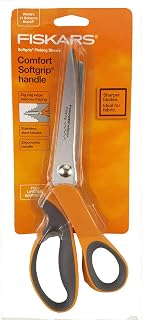 Fiskars 9" SoftGrip Pinking Shears for Fabric Cutting & Sewing