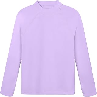 Roadbox Boys Toddler UPF 50+ Rash Guard Long Sleeve Swim Shirt