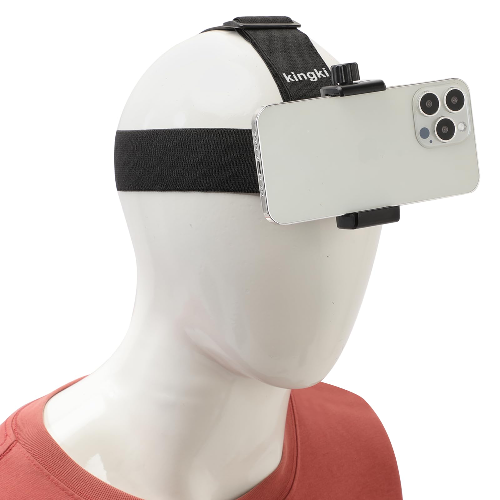 Head-Mounted Mobile Phone Holder,First-Person View Video Outdoor Live Shooting B