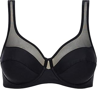 Dim Women's Classic Bra x1 | Perfect Support for Generous Breasts | Stretch Microfiber | U-Back and Wide Straps | Modern Look and Comfort