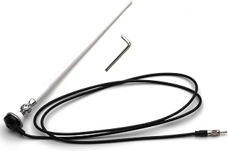 Votex - Marine White AM-FM Rubber Ducky 15 Inch Antenna Kit for Your ATV, Boat, Camper, Go Kart, Motorhome, Pontoon, RV, Sailboat, Tractor, Trailer, UTV, Yacht