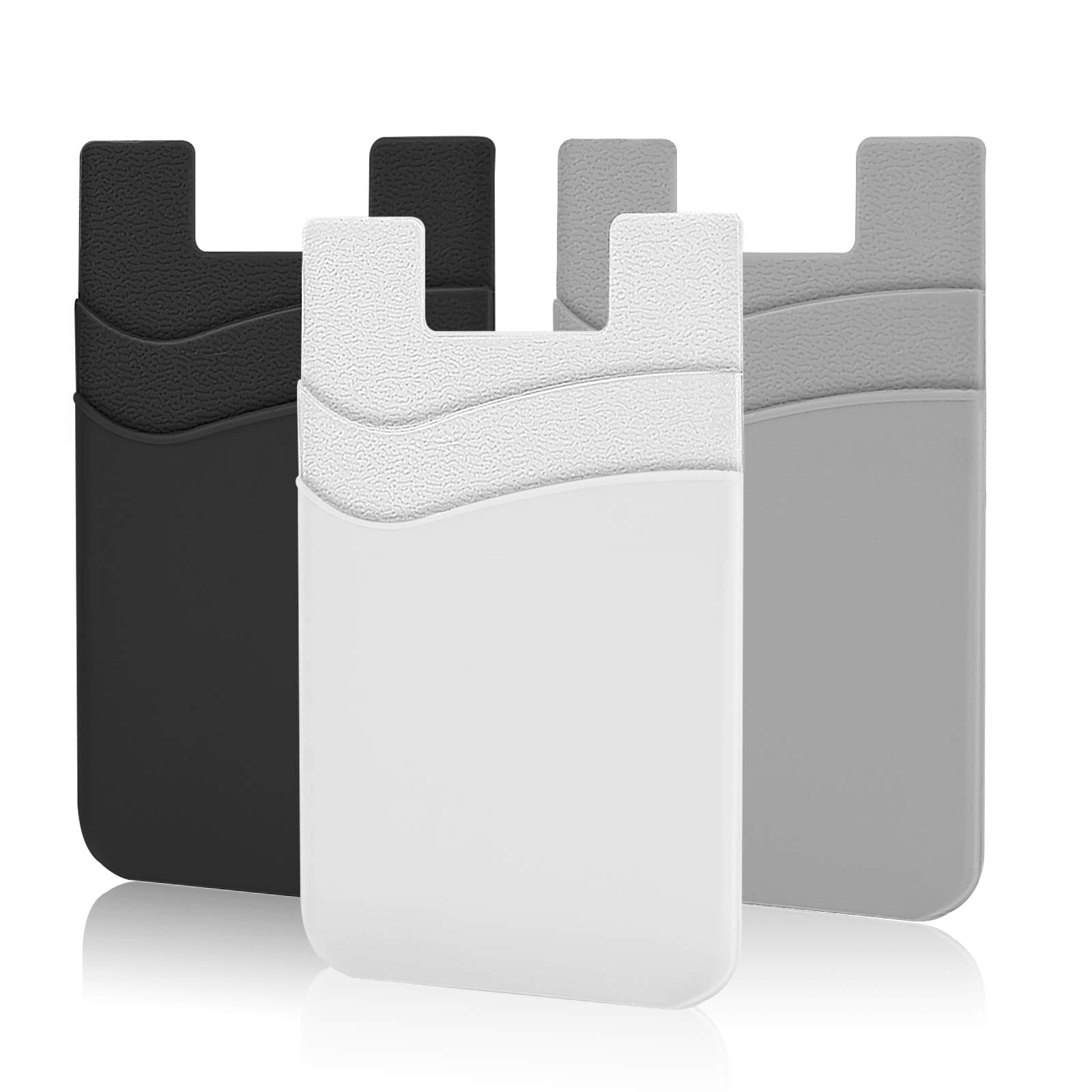 SHANSHUI Phone Wallet, Credit Card Holder for Back of Phone Case Wallet Pocket S