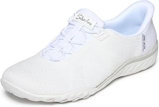 Skechers Women's Breathe-Easy Knitty Waves Slip-in Trainers