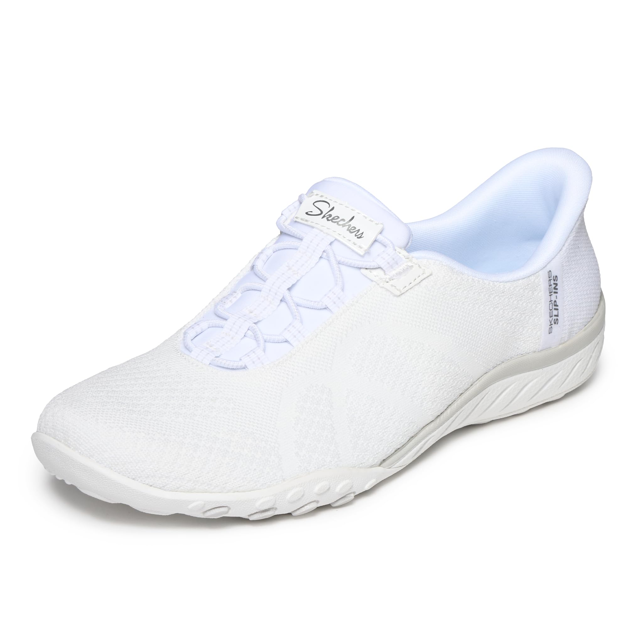 Skechers Women's Breathe-Easy Knitty Waves Slip-in Trainers