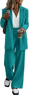 KIRUNDO Women Suits 2 Piece Set Business Dressy Pantsuit