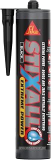 Sika Stixall Extreme Power Sealant And Adhesive, Black, 290ml | Waterproof – Can Be Applied Under Water – High Initial Grab