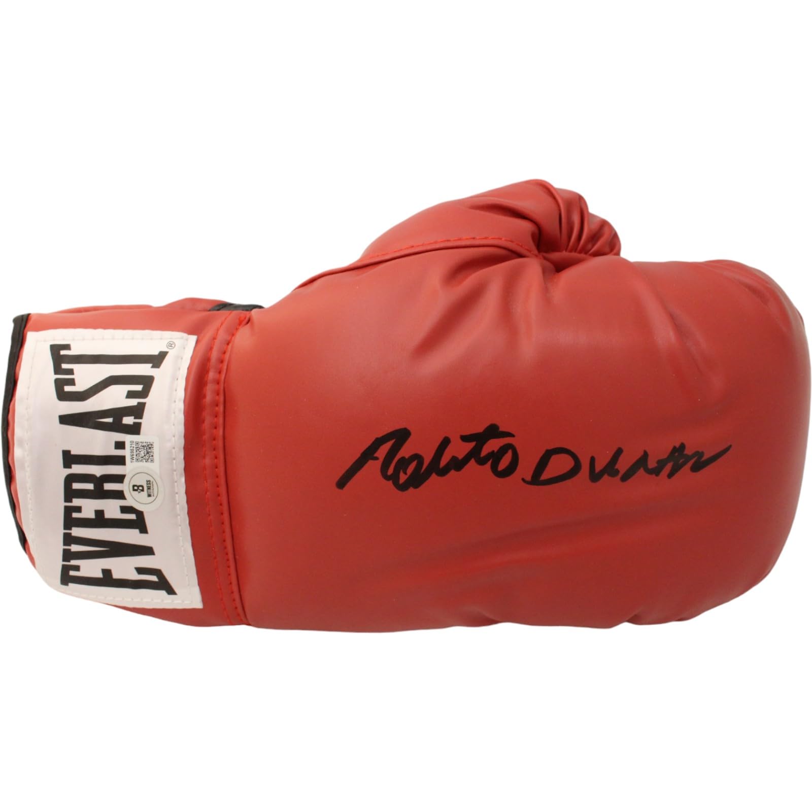 Roberto Duran Autographed/Signed Red Right Boxing Glove Beckett