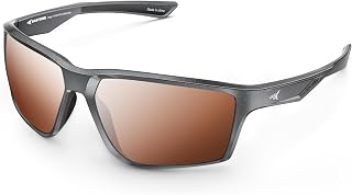 KastKing Osage Polarized Sport Sunglasses for Men and Women, Wrap Design