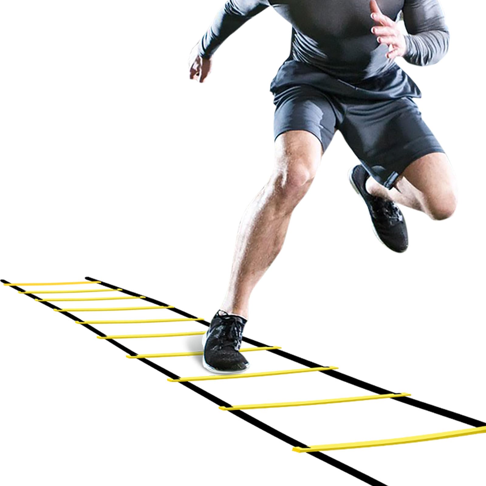 GHB Pro Agility Ladder 12 Rung 20ft | Agility Training Ladder Speed Training Equ
