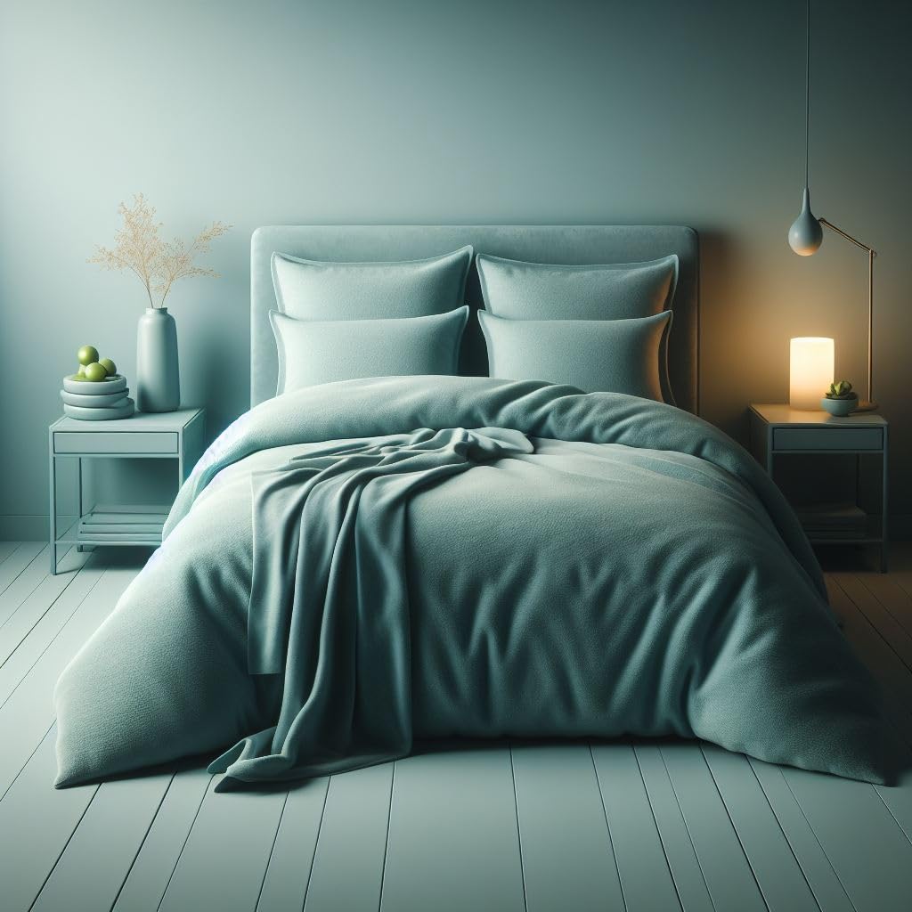 Comfort Collections Teddy Bear Duvet Cover Set Super Soft Fleece Warm Winter Qui