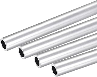 6063 Aluminum Round Tube 5mm OD 4mm Inner Dia 250mm Length Pipe Tubing 4 Pcs