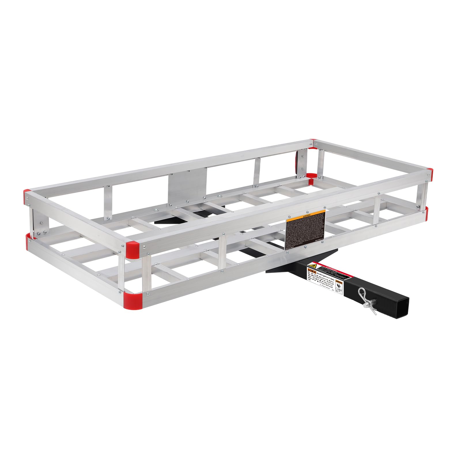 MaxxHaul 70108 Aluminum Cargo Carrier With High Side Rails- Trailer Hitch Mount 