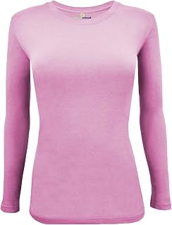 Natural Uniforms Women's Under Scrub Tee Crew Neck Long Sleeve T-Shirt