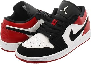 Nike Air Jordan 1 Low Black Toe White/Black-Gym Red 553558-116 Sneakers AJ Black Toe [Parallel Import]