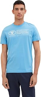 Tom Tailor Men's Basic Cotton T-Shirt with Print