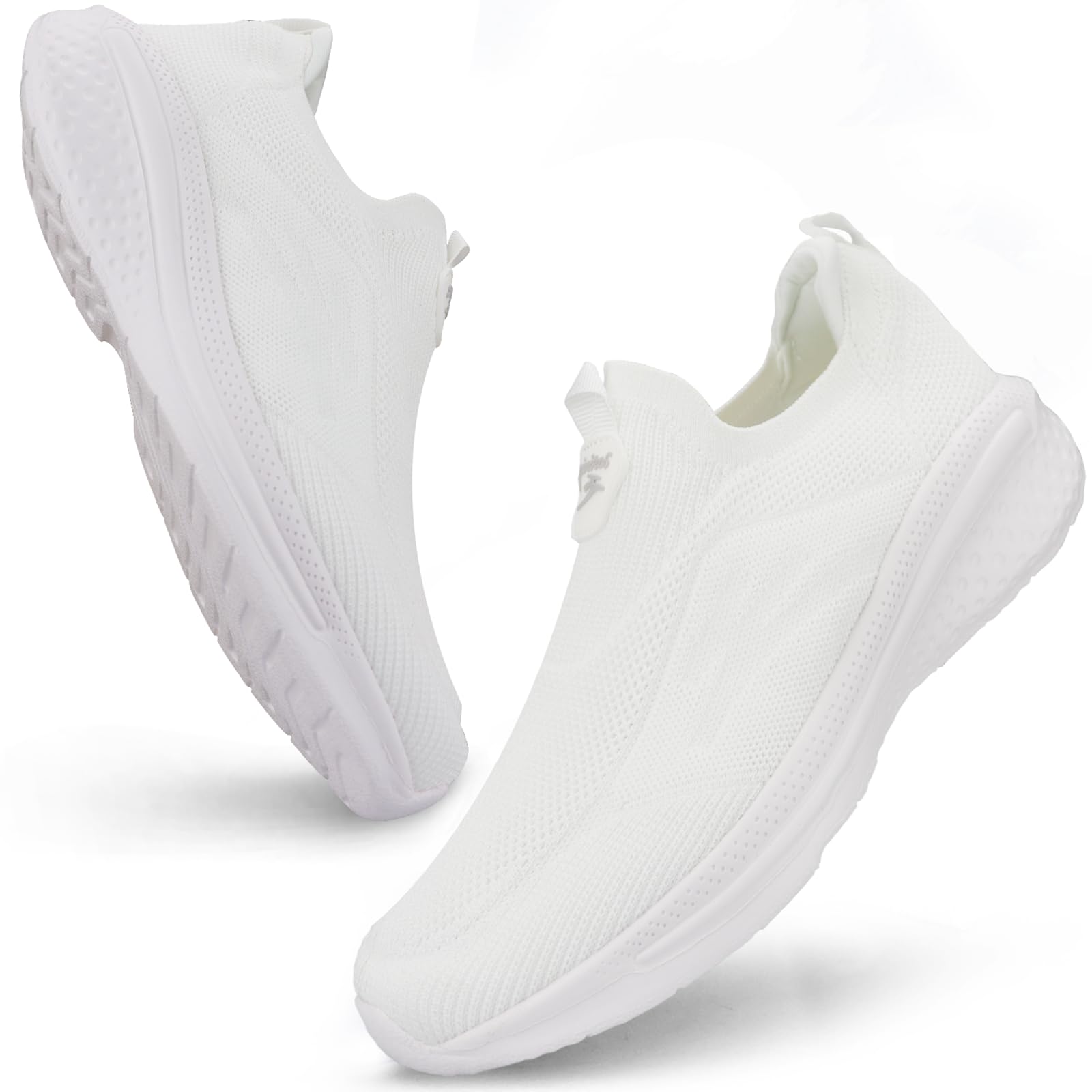 Giniros Men's Sports Running Tennis Shoes Slip On Casual