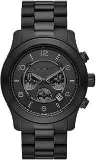Michael Kors Runway Men's Chronograph Movement Stainless Steel Watch Case Size 45 mm