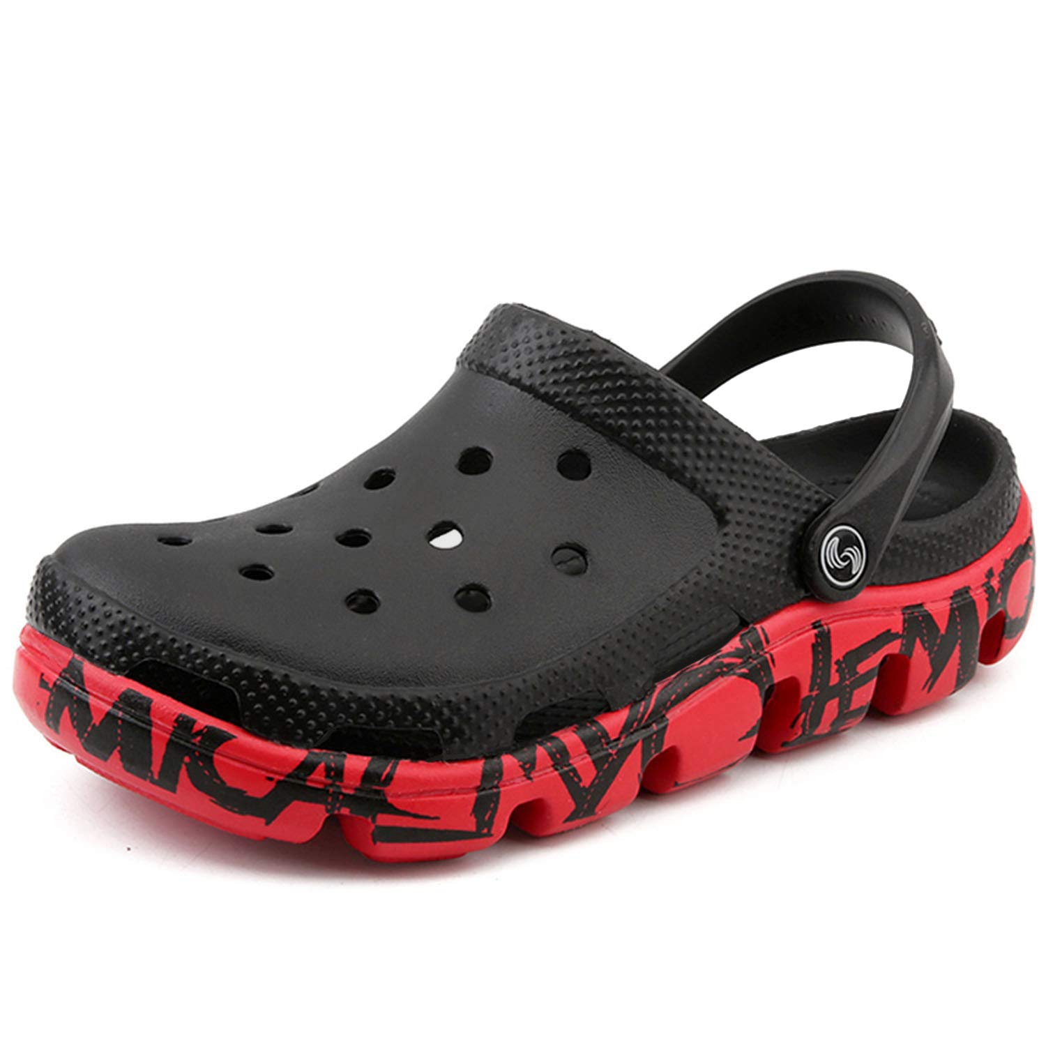 Ainiway Men's Clog Sandals, Slippers, Sabot Sandals, Crocband, Slip-On, Beach, C