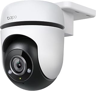 TP-Link Tapo 1080P Outdoor Wired Pan/Tilt Security Camera, C500 | 360° View, Motion Tracking, Works with Alexa & Google Home, Night Vision, Free AI Detection, Cloud & SD Card Storage