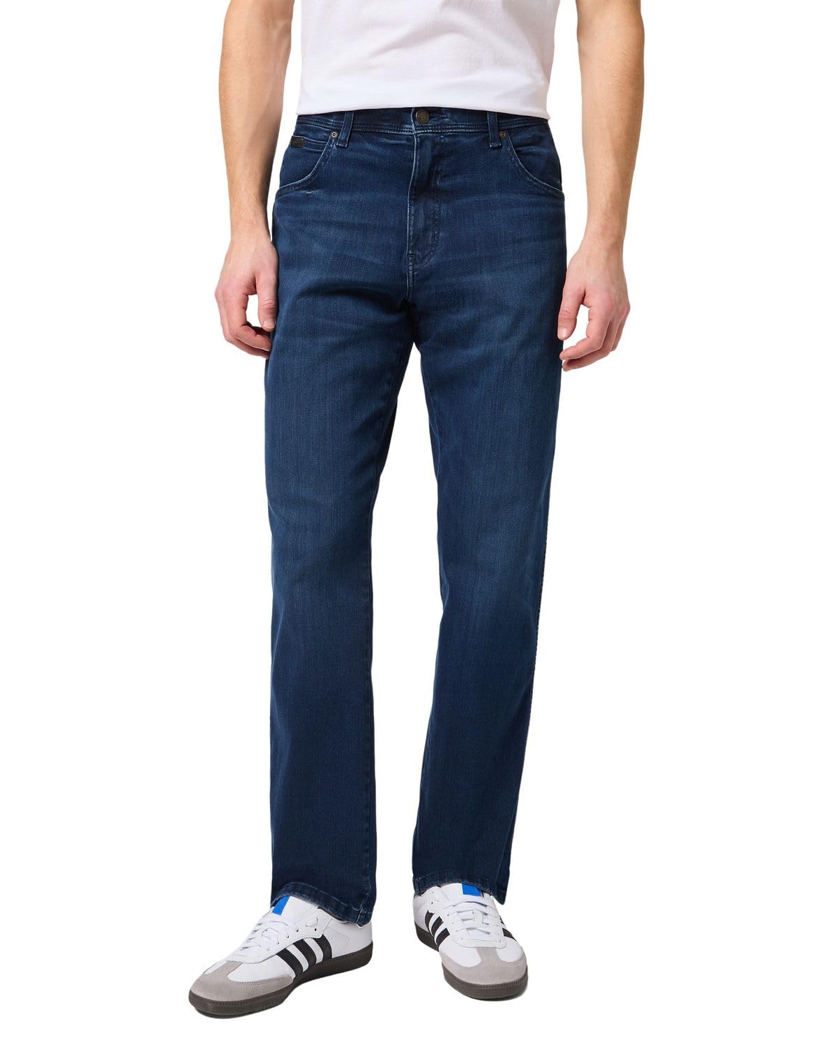 Wrangler - Men's Jeans - Authentic Straight Fit - Texas - Darkstone