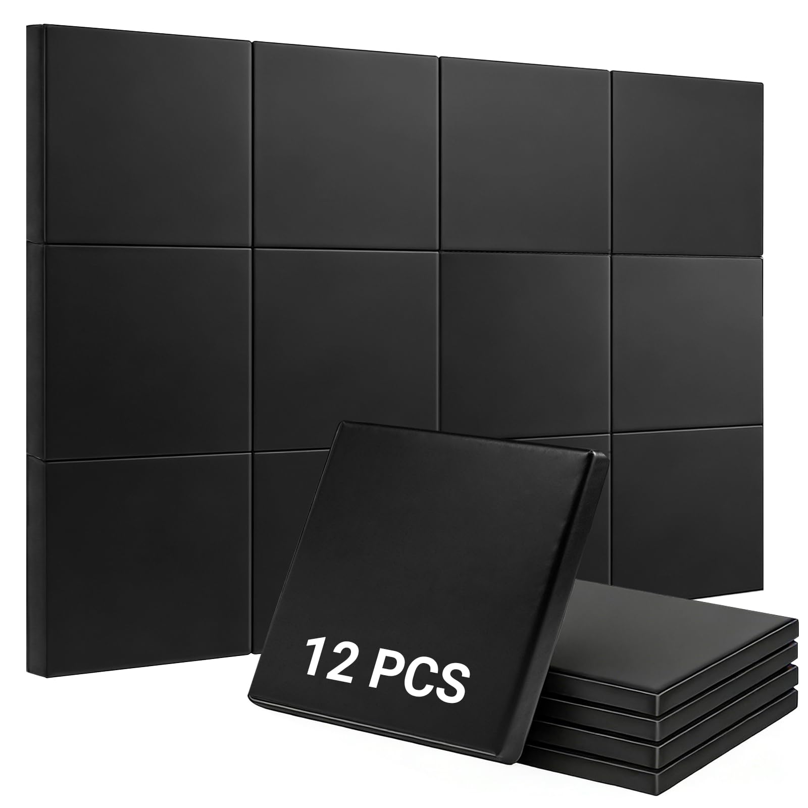 12PCS Golf Wall Padding Panels,20"x20"x1.2",Impact &Soundproof Wall Padding | Go