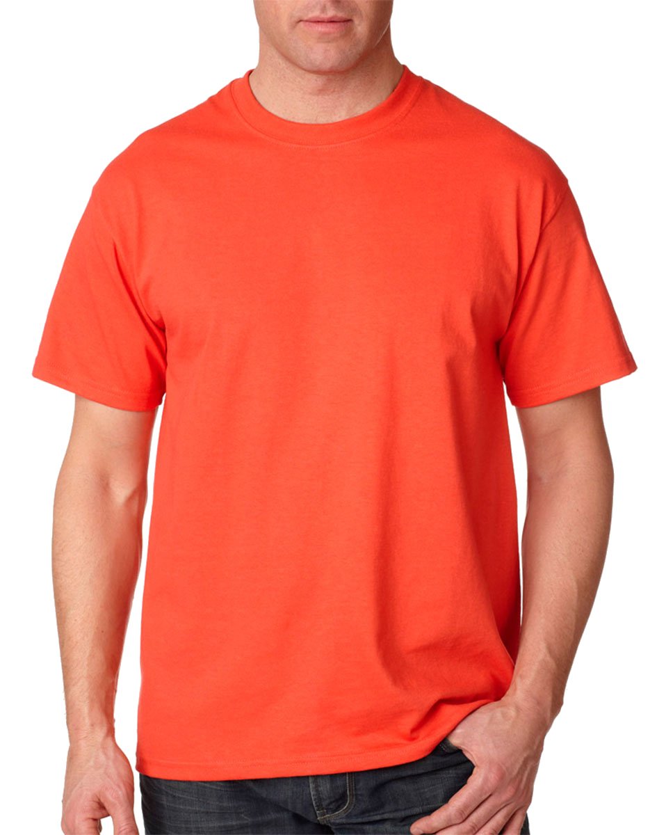 Gildan Men's Ultra Cotton Crew Neck Short Sleeved T Shirt Top Classic Item Men's