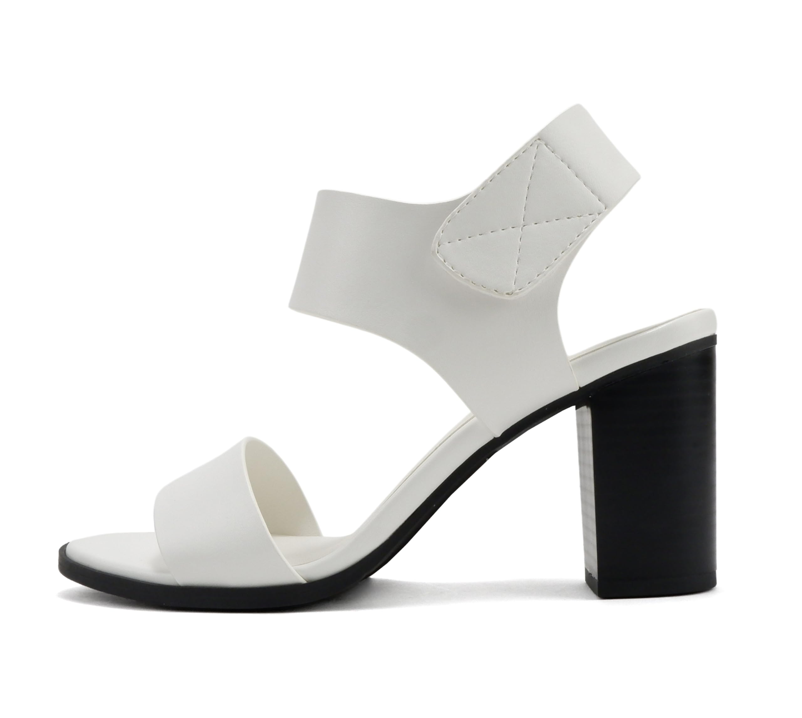 Soda Wait-A ~ Women's Round Toe Ankle Strap Open Toe High Heel Sandals