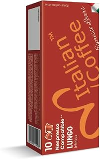 100 Italian Coffee for Espresso Lovers pods compatible with Nespresso Original machines (Lungo 100 pods, Regular pods))